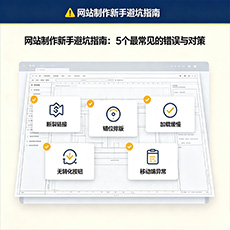 云霄建站-网站制作新手避坑指南：5个最常见的错误与对策