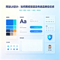 漳州建站-网站UI设计：如何用视觉语言传递品牌信任感